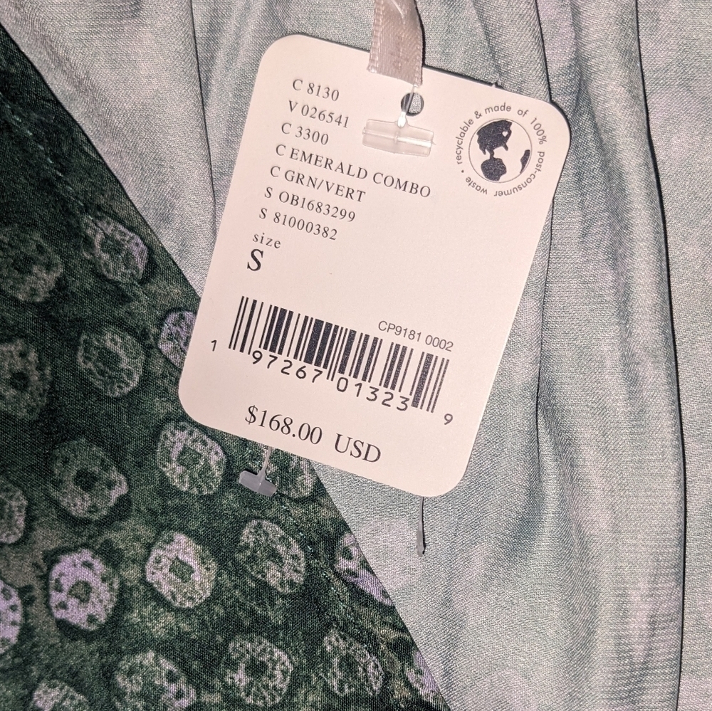 Free People Dreambound Crop Top in Emerald sz SML​​​​ - Picture 13 of 13